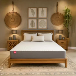 KURLON Orthopedic, Memory Foam, Medium Firm, Back & Spine Support, High Resilence Foam 5 inch Double Memory Foam Mattress (L x W: 78 inch x 48.02 inch)